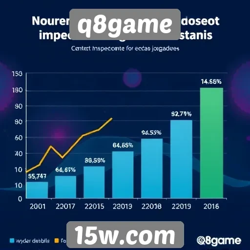 Números de crescimento da base de usuários do q8game