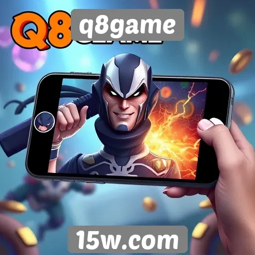 também é possível jogar em dispositivos móveis no q8game