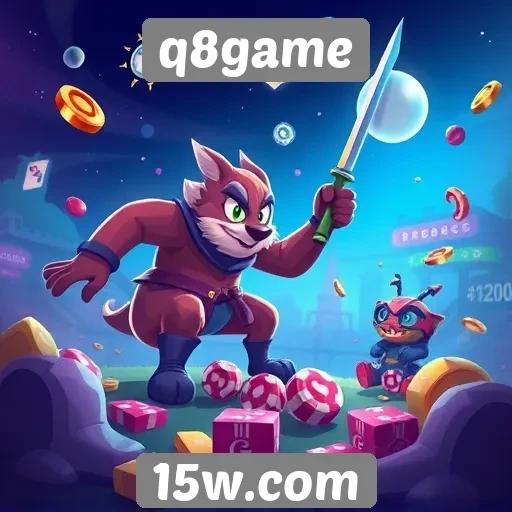 q8game se destaca pela variedade de jogos disponíveis